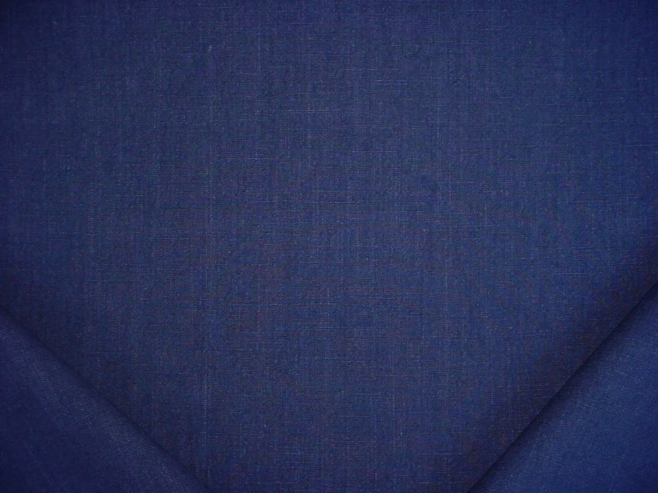 4-1/4Y Ralph Lauren Papyrus Terry Indigo Blue Cotton Drapery Upholstery Fabric - Image 1 of 4