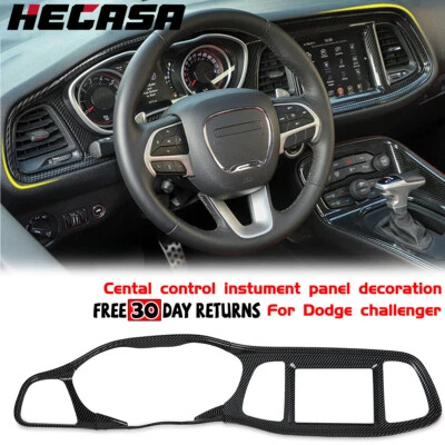 仪表板面板装饰仪表板盖适用于道奇挑战者 2015+ SXT R/T SRT GT — 第 1/4 张图片