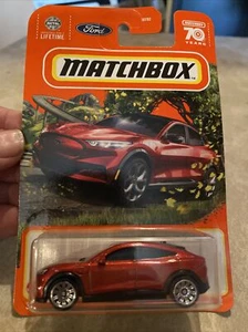 2023 MATCHBOX 2021 FORD MUSTANG MACH-E RED New - Picture 1 of 7
