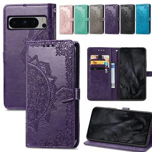 For Google Pixel 9 Pro/7A/6A Shockproof Magnetic Wallet Leather Flip Stand Case - Picture 1 of 39
