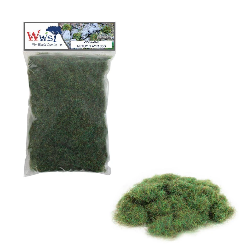 WWS | 6mm Autumn Static Grass | CHOOSE SIZE | WSG6AU |  Model Scenery Material - Image 1 of 4