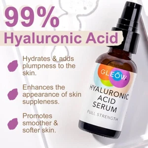 PURE HYAURONIC ACID SERUM FOR FACE, HYDRATING SERUM, ANTI AGING SERUM FOR WOMEN - Picture 1 of 7