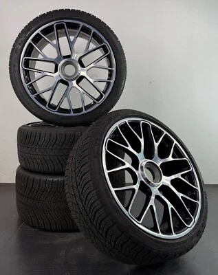 Porsche 991 991.2 Turbo S 20 Zoll Felgen Winterreifen Winterräder original - Bild 1 von 4