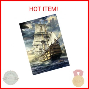 Moruska Sailing Ship Puzzles for Adults 1000 Piece Wooden Jigsaw Puzzle Difficul - Picture 1 of 2