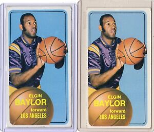 1970-71 Topps - #65 Elgin Baylor (2) Card Lot