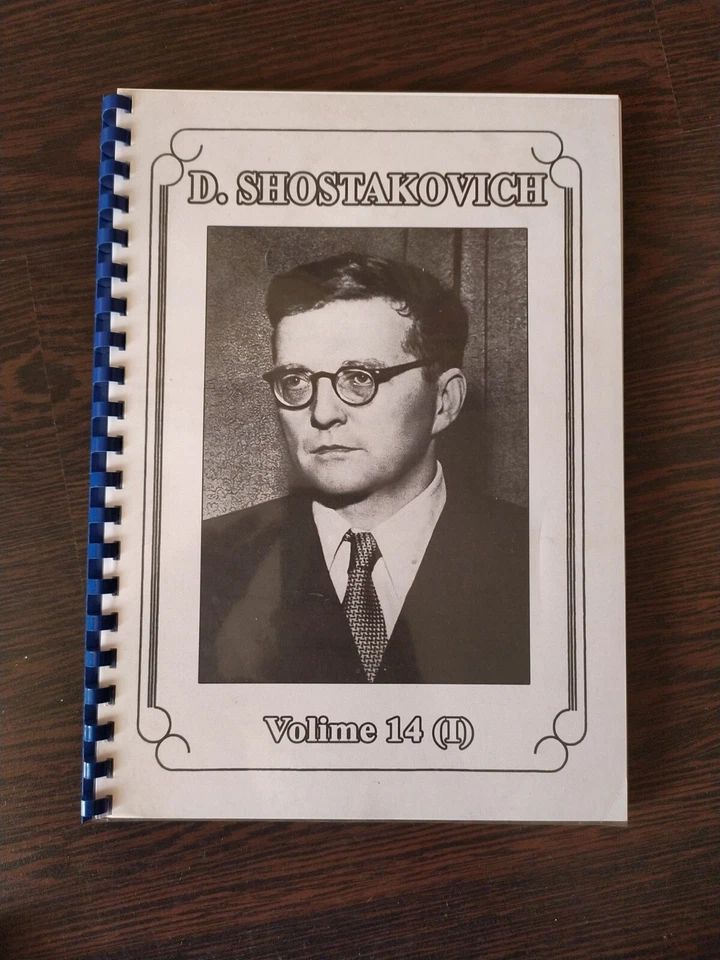 Shostakovich Concert # 1 & 2 for violin and orchestra op77 reprint (vol 1 +2 ) - Image 1 of 4