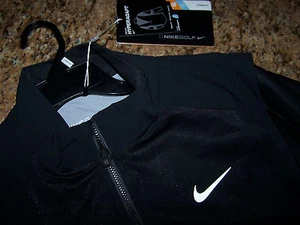 Nike Men's HyperAdapt Storm-FIT 1/2 Zip Golf Jacket 687030 010 MSRP $275 - S - - Picture 1 of 3