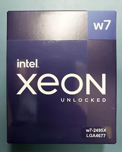 Intel Xeon w7-2495X CPU Prozessor SRM9D LGA4677✓24 Kerne, 48T✓4,80GHz✓NEU IN BOX - Bild 1 von 4