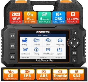 Foxwell NT624 Elite OBD2 Full System Scanner Car Diagnostic ABS SAS TPS EPB Oil - Picture 1 of 11