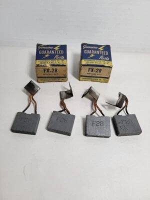 Guaranteed Parts  FX-28 Generator Brush Set 2 Boxes 4 Brushes New Old Stock - Image 1 of 3
