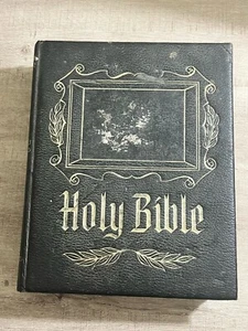 1969-70 New Standard Reference Bible Special Blue Ribbon Hertel Bonded Leather - Picture 1 of 10