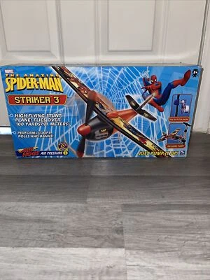 Rare The Amazing Spider-Man Striker 3 Plane AIR HOGS - Image 1 of 4