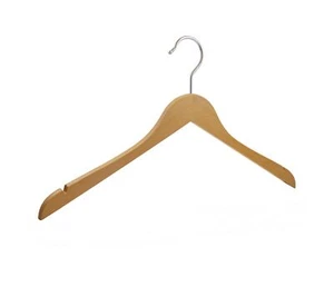 4 perchas de madera perchas para blusas perchas para camisas 44 cm perchas para guardarropa # K-312 - Imagen 1 de 4