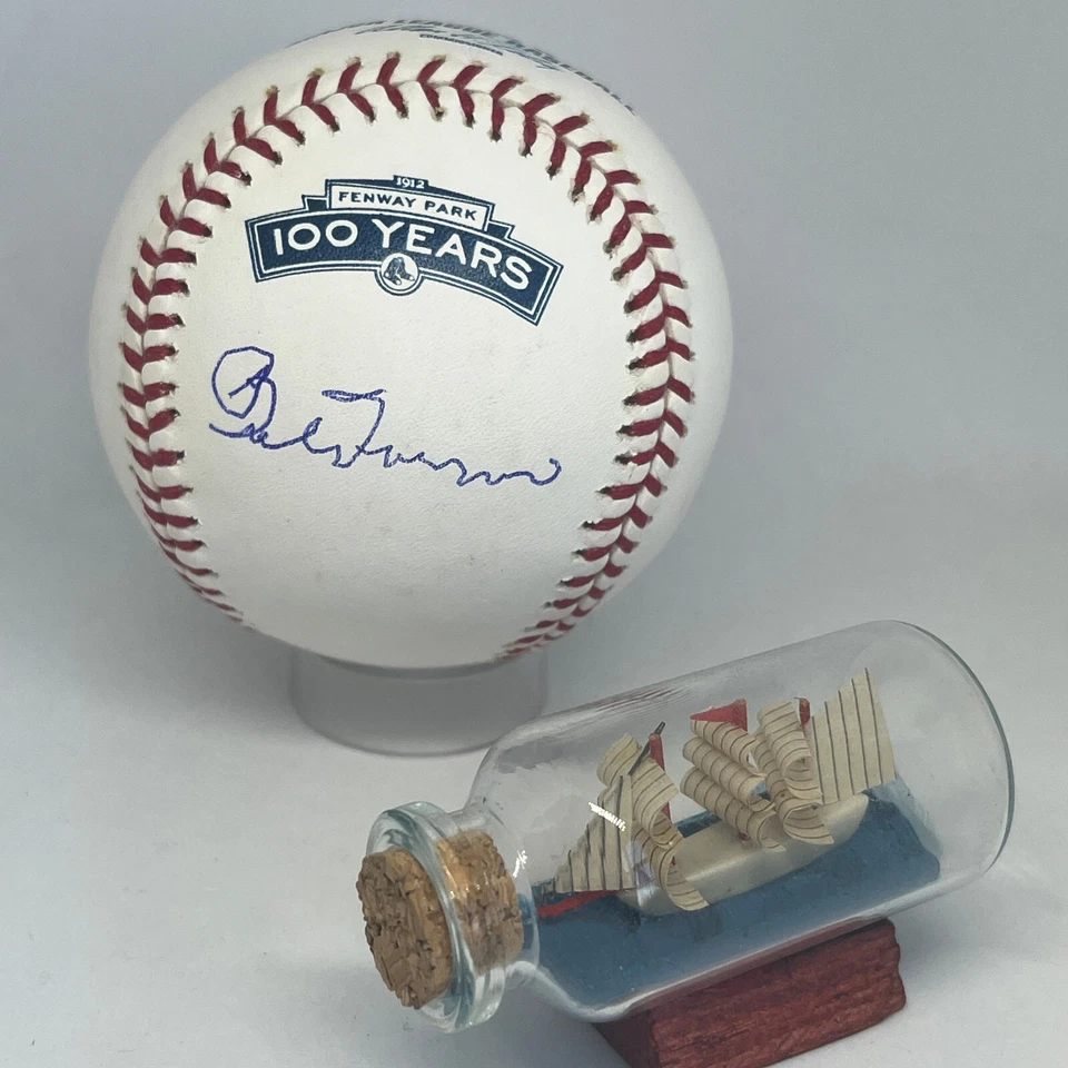 Bobby Doerr signed Rawlings Fenway Park Logo Baseball JSA COA Red Sox HOF A265 - Image 1 of 1