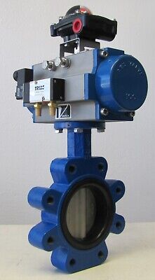 Salina Vortex 4” Butterfly Control Valve With Pneumatic Actuator Lug Style • 475$