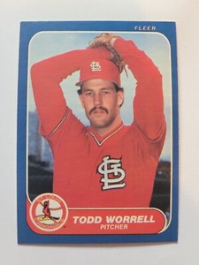1986 FLEER TODD WORRELL #49 NM