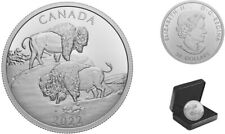 2022 'The Mighty Bison' Proof $30 Silver Coin 2oz .9999 Fine(RCM 204331) (20505)