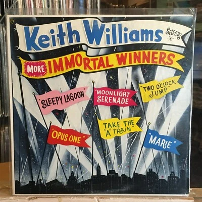 [JAZZ]~VG+ LP~KEITH WILLIAMS~Selects More Immortal Winners~{1961~VALON~BLUE VINY - Image 1 of 4
