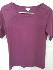 Suéter LulaRoe talla S usado pero apenas usado manga corta púrpura - Imagen 1 de 6