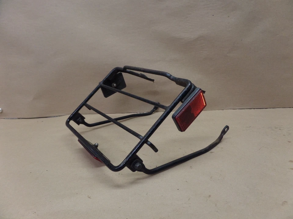 1985 HONDA GYRO S TG50 REAR LUGGAGE RACK TRAY W/ REFLECTORS — 第 1/1 张图片