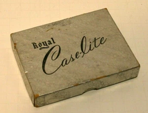 Royal Case Lite Chrome Cigarette Case & Lighter Original Box & Pouch - Picture 1 of 5