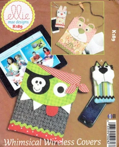 Wireless Covers Phone Tablet  by Ellie Mae K189 Sewing Pattern - Picture 1 of 2