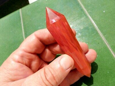 Minerales   Precioso Cristal De Quarzo Biangular Rojo De China  -  7b19   • 10.17€