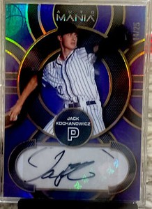 Jack Kochanowicz 2023 Wild Card Circles Blue Auto SP #14/25  ANGELS