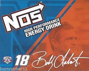 Bobby Labonte 2016 "nos energy drink" #18 NASCAR XFINITY SERIE B/B postal  - Imagen 1 de 1
