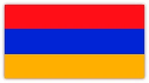 Calcomanía Pegatina Patriótica Bandera Armenia Laptop Pared Coche Camión Sombrero Rígido Casco - Imagen 1 de 1