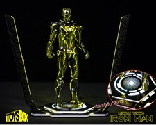 Toys Box LED Iron Man Base Platform Legacy 2.0 Stand Scene 1/6 Accessory TB078