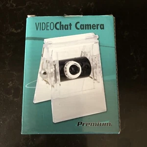 New Webcam Video Chat Camera Premium USB 2.0 In box, stands or clips to monitor - Picture 1 of 3