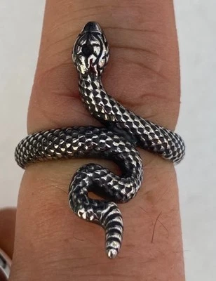 Anello Unisex Acciaio Serpente - Immagine 1 di 4