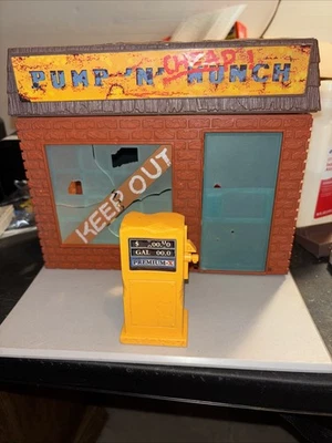 Juego de gasolinera antigua Tonka de colección Wrecking Crew 1988 Foto 1 de 4