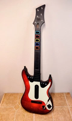 Guitarra inalámbrica Guitar Hero Rock Hero roja para PS2 y PS3 95893.805 sin dongle Foto 1 de 4