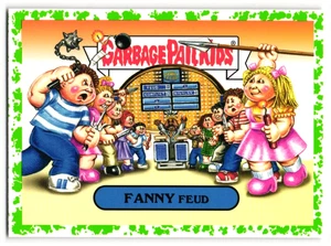 Fanny Feud GPK 2016 Garbage Pail Kids Family Feud Parody Sticker - Picture 1 of 2