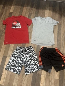 Nike UA Adidas Boys Athletic Summer Clothes Lot Size M Youth 10/12 - Picture 1 of 6