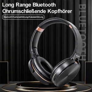 Bluetooth 5,1 Kopfhörer Over Ear HiFi Stereo Headphone für iPhone Samsung Galaxy - Bild 1 von 11