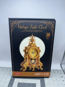 Cubicfun Vintage Table Clocks Craft Kits Pendulum Desk Clock - Picture 1 of 15