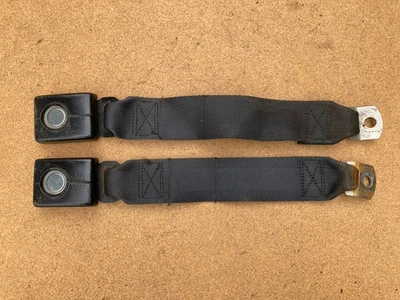 72-77 Chevy LUV Pickup Seat Belt Buckle Set, Lap Belt Buckle, Chevrolet Luv, OEM - Image 1 of 4