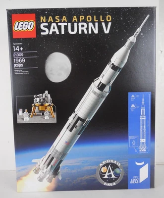 LEGO Ideas: Lego NASA Apollo Saturn V (92176) 21309 New Sealed - Image 1 of 4