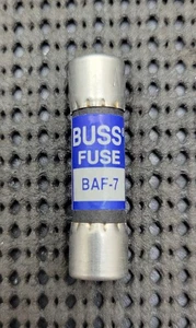 Cooper Bussmann BAF-7 Fast Acting Fuse 7 Amp 250V - Lot of 9 - Picture 1 of 2