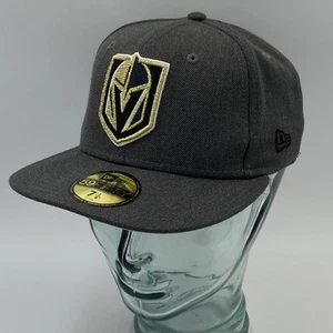 New Era LAS VEGAS GOLDEN KNIGHTS Fitted Mütze Größe 7 1/4 grau Cap 59Fifty - Bild 1 von 17
