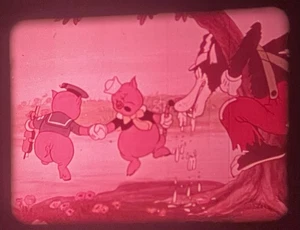 16mm Film Cartoon: Disney, The Three Little Pigs, Color, 1933 - Bild 1 von 22