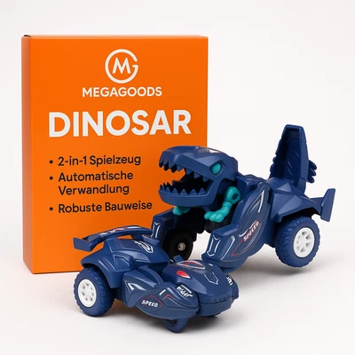Dinosaur Transformer Auto 2in1 Spielzeug Actionfigur Kinder DE. - Bild 1 von 4
