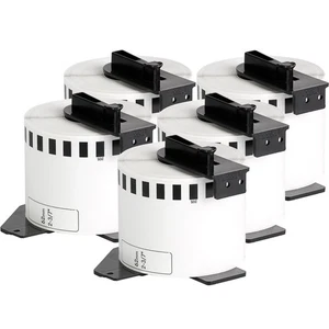 DK22205 Premium Quality Label Roll Fits Brother QL600 QL600G QL600B QL650TD - Picture 1 of 1