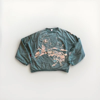 Sudadera Distressed M Beaded Cottagecore Algodón Invierno/Navidad - Ver Desc Foto 1 de 4