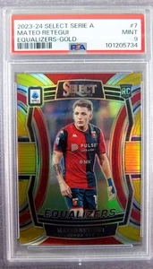 2023-24 Panini Select Serie A Mateo Retegui RC Equalizers Gold 05/10 PSA 9 - Picture 1 of 3