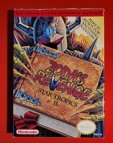 NES Nintendo - Zoda's Revenge: Star Tropics II 2 - CIB Complete Not Tested