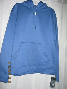 NWT Mens Under Armour Poly Elastane Long Sleeve Hoodie in Asst Sizes & Colors - Picture 1 of 48